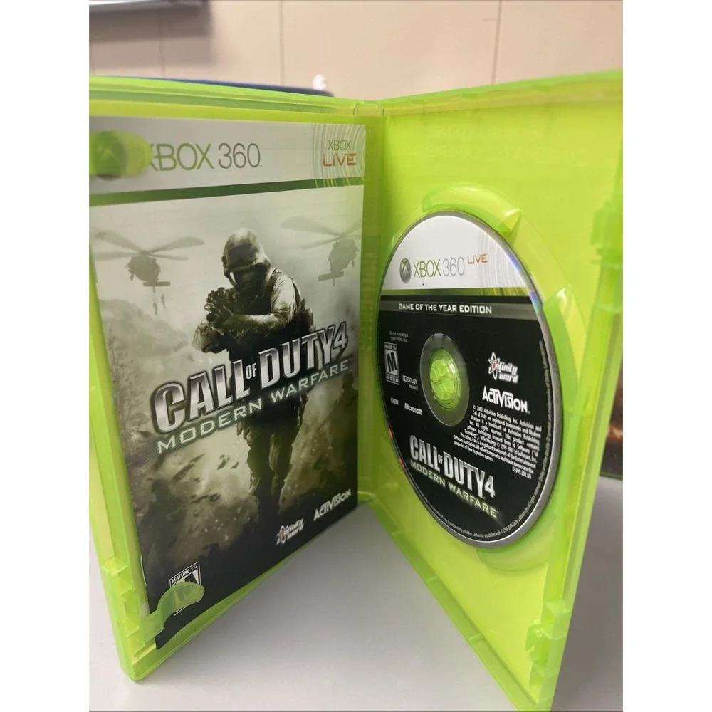 Microsoft Xbox 360 Game Lot - Call of Duty Black Ops Modern Warfare 2 3 4